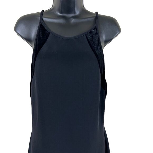 Vintage Gunne Sax 90s Y2K Velvet Panel Slip Maxi Dress - Picture 2 of 12